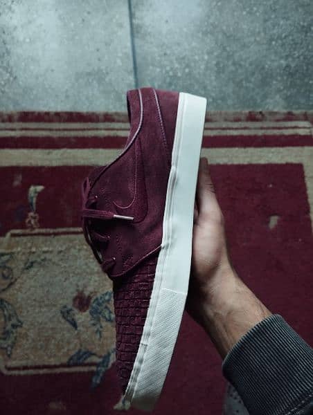 Nike Sb Zoom Stefan Janoski Elite - Maroon/white 10