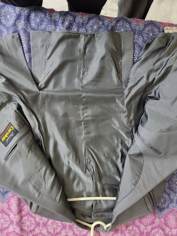 Men's Pant Coat Silver Grey 3