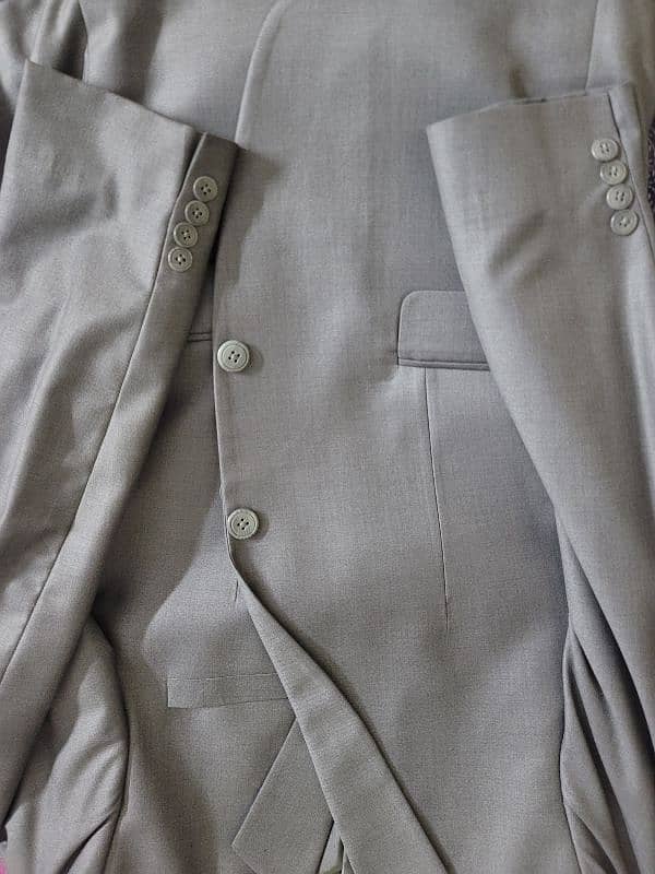 Men's Pant Coat Silver Grey 4