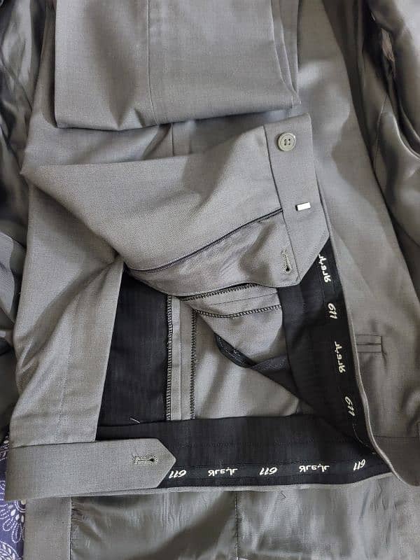 Men's Pant Coat Silver Grey 7