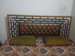 double bed with mattress 8 inch for sale