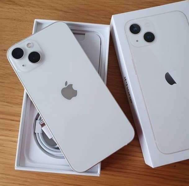 iphone 13 Deul PTA Approved 128gb White Color Waterpack 10/10 1