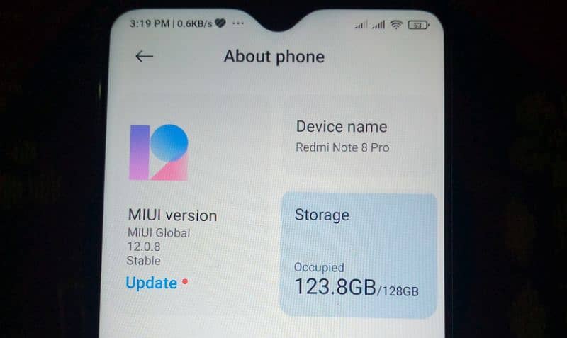 Redmi note 8 pro 8/128 5