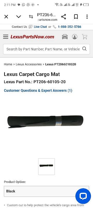 gx 460 lexus cargo mat 4