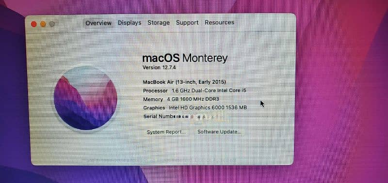 MacBook Air Gold 13 Inches 2015. Core i5 2