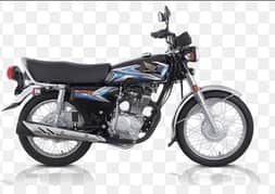 HONDA CG125 BLK RED