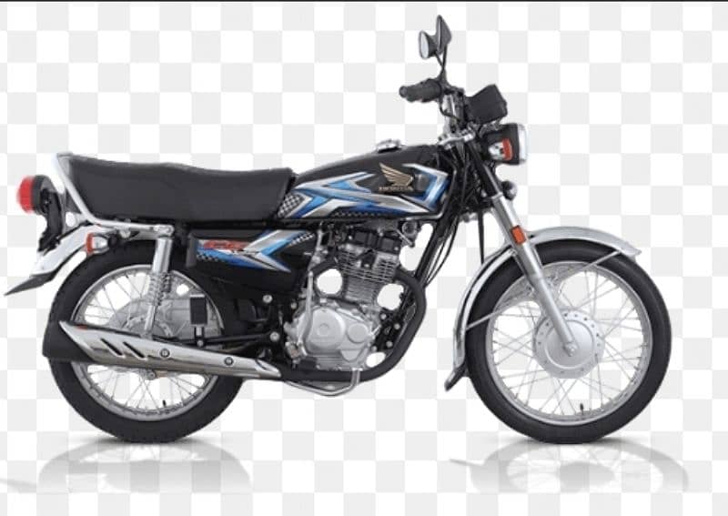 HONDA CG125 BLK RED 0