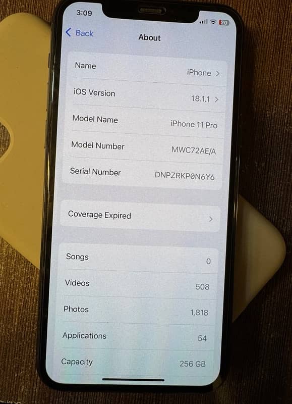 Iphone 11 pro Pta 0