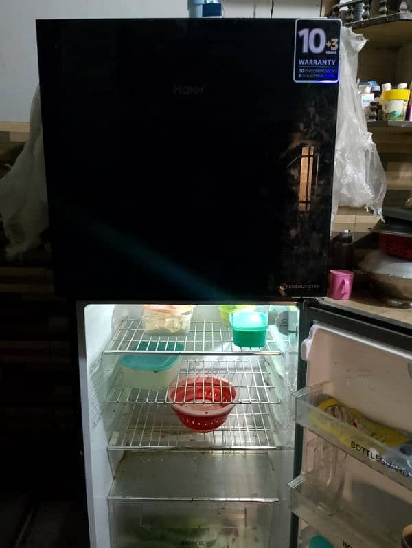 Haier Fridge glass door slightly use 2