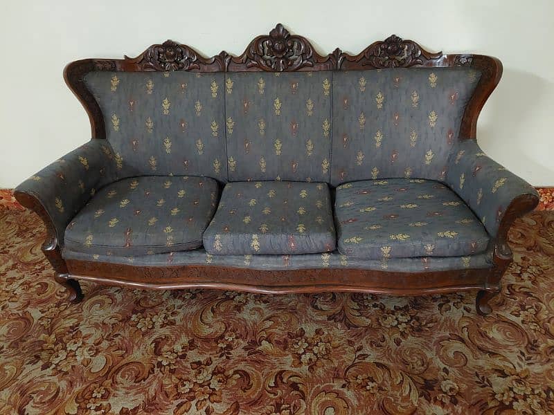 5 seater sofa set/ Kali tali/Chiniot/ Solid/ Thick/Kali tahli/Chinioti 0