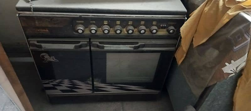 Cooking range Stove with attach Microwave baking Oven 0