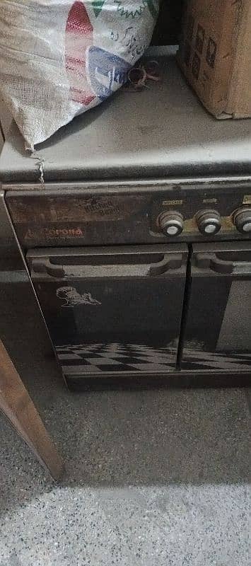 Cooking range Stove with attach Microwave baking Oven 1