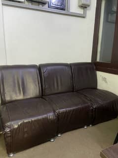 leather sofa