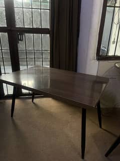 wooden table