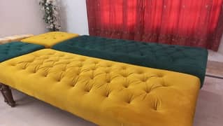 8 seater sofa / dewan / sethi pure shisham wood