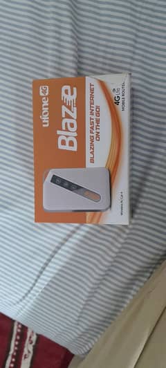 Ufone blaze 4g device router for sale, only one month used