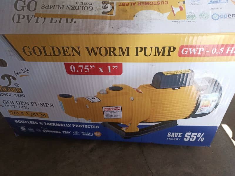 Golden worm pump for sale in a good condition and reasonable price 5