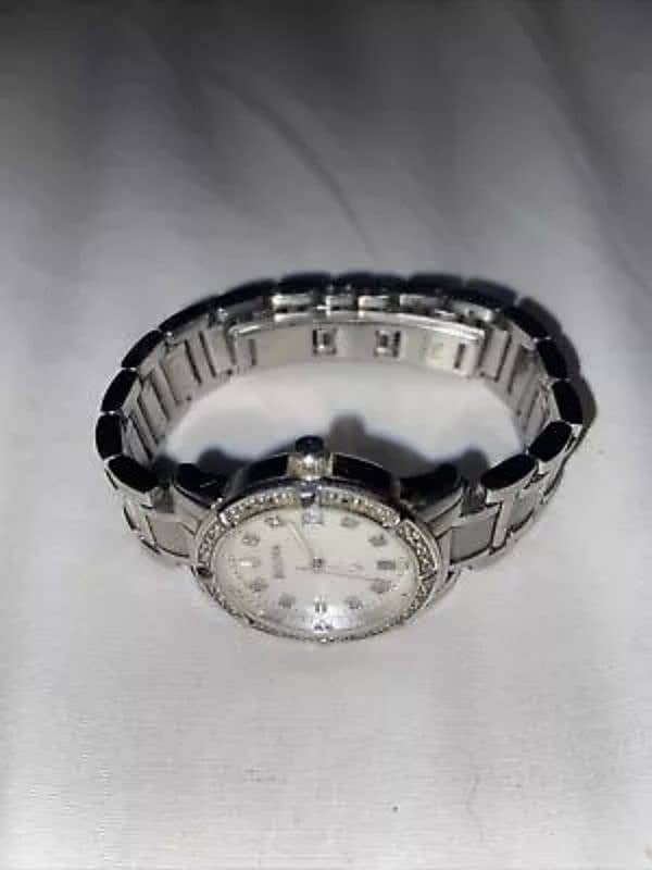 BULOVA LADIES DIAMOND MOTHER OF PEARL DIAL WATCH 1