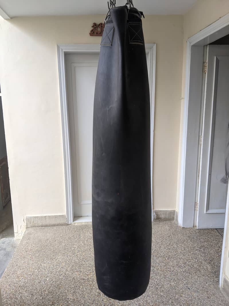 Punching Bag with punching gloves (leather) 3