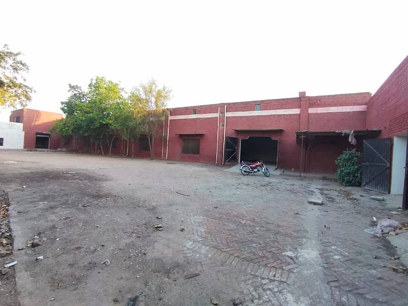 Factory Available For Rent 208 Chak Rd Near Model City One Canal Road Faisalabad 9