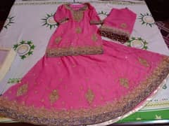 Bridal VALIMA Pink Lehenga Suit (Only 4 hrs used)