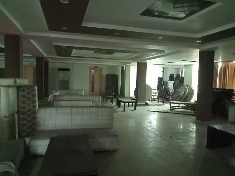 22 Marla Hall 6000 Sq. ft Second Floor For Rent Near Mujahid Hospital Susan Road Madina Town Faisalabad Vip Location 9