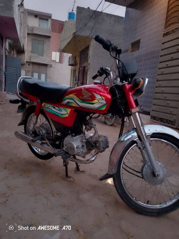 Honda CD 70 10/10 condition 8