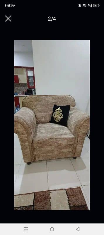 urgent sell like brand new 7seater sofa set 2