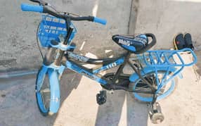 Blue Kids Bicycle