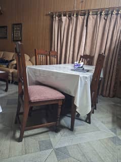 Dining table with chairs