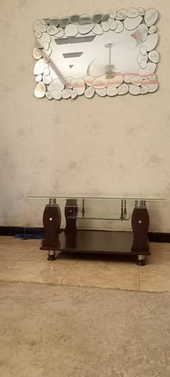 Center table, Corner & Antique Wall Mounted Mirror