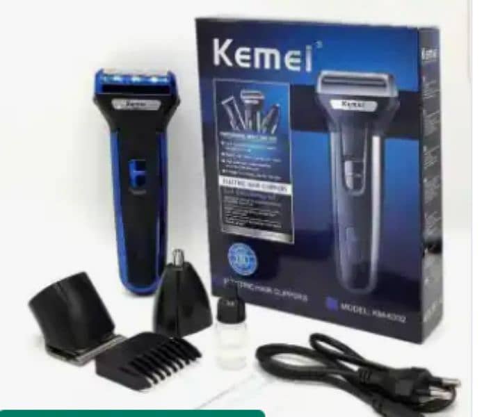 keimie 3in 1 hair trimer , nose/beard/ shaver 0