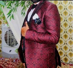 groom reception and barat suit