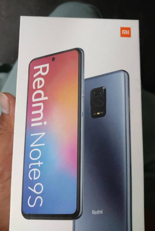 Redmi note 9s 6 128 with box all ok no any single sealed phone 1