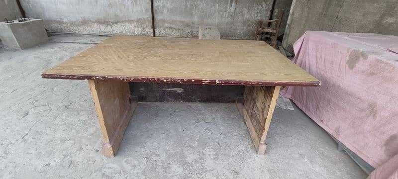 large wooden conference table for office use 2