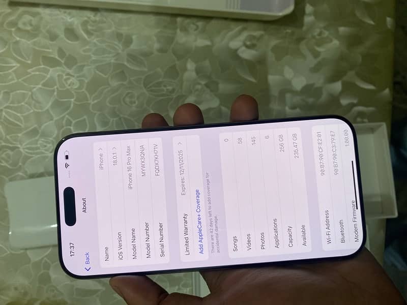 iPhone 16 pro max urgent for sale 7