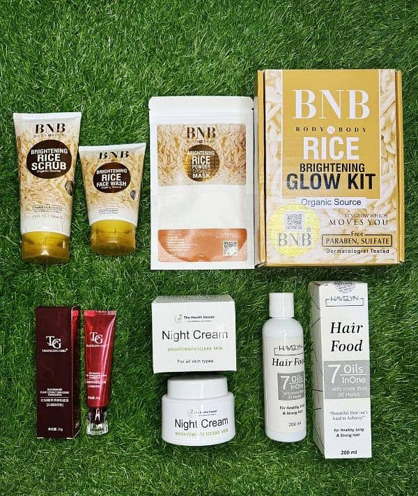 "7-in-1 Brightening Rice Skincare Set - Complete Beauty Care Package" 0