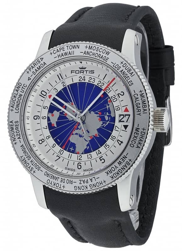 Fortis B-47 World Timer GMT 674.20. 15 L. 01 0