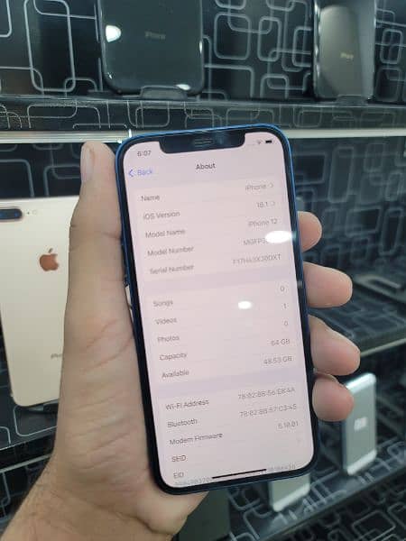 iphone 12 JV 64GB full sim time 2