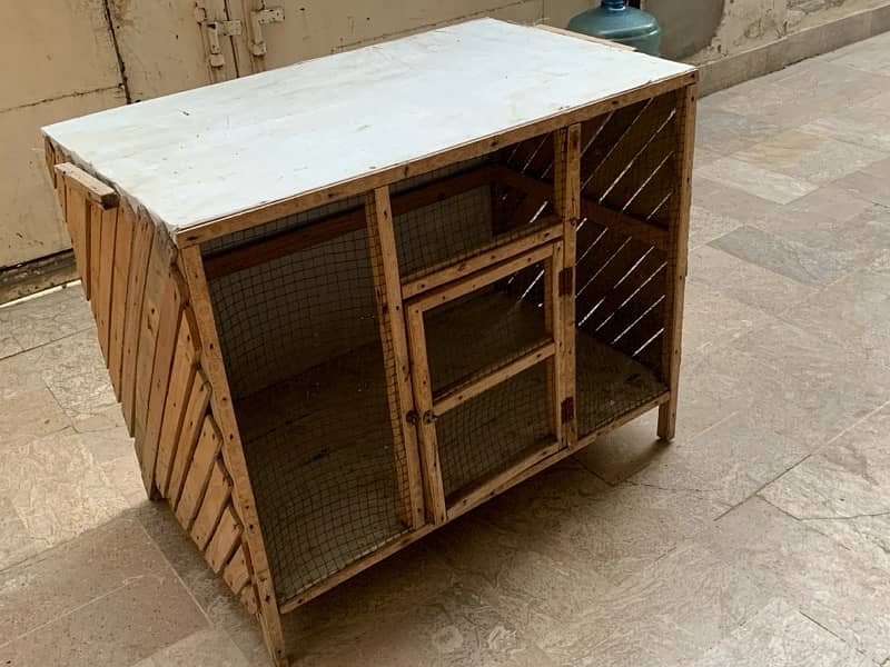 Wooden Hen Cage 1