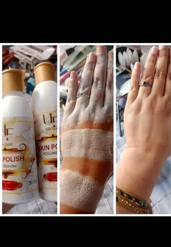 24 k gold Skin polish 100% result 4