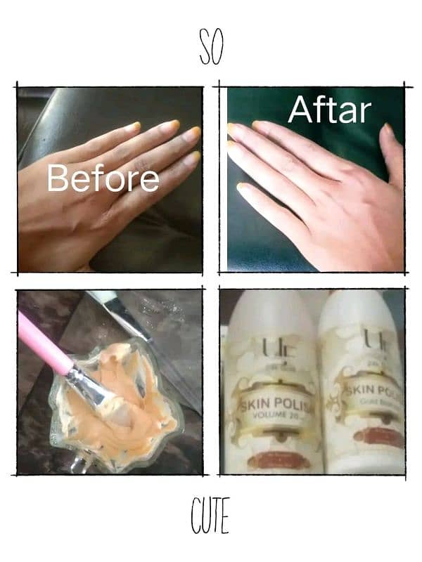 24 k gold Skin polish 100% result 6