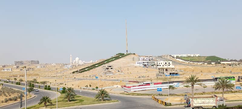 Bahria Hills Plots FOR SALE. Facing Jinnah Avenue and 2km from Main Entrance of BTK Heighted Location 11