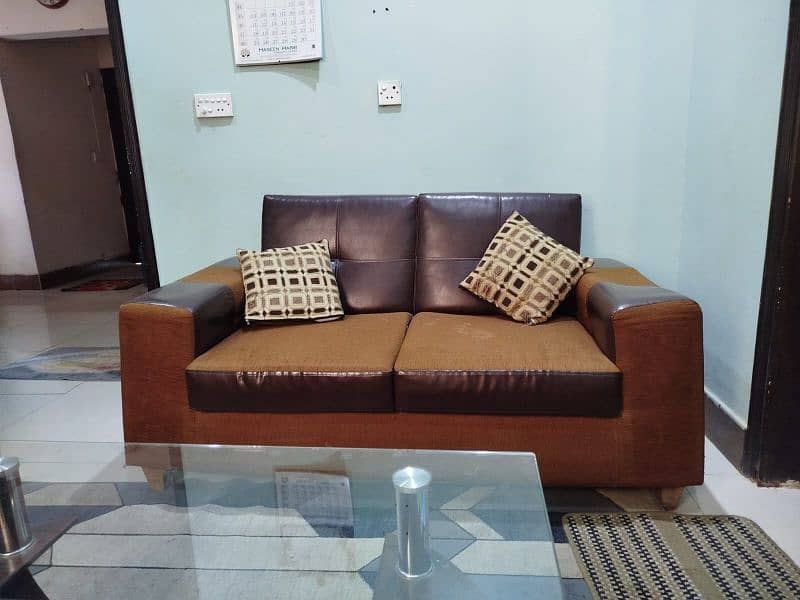 7-Seater Sofa Set with Center Table 2