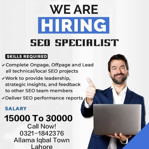 SEO Expert Required 0