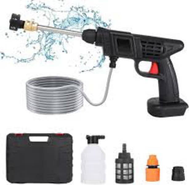 Wireless Washer Gun for Car Bike and Solar panel 0