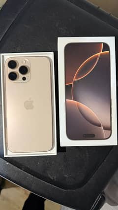 IPhone 16 pro max only box open