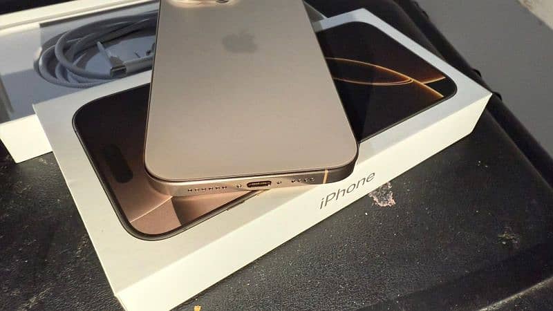 IPhone 16 pro max only box open 1