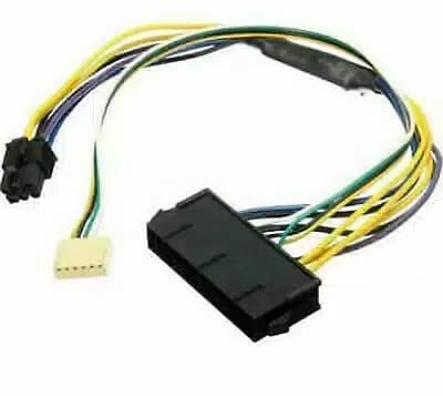 HP 24Pin Female to 6Pin Male 6Pin PSU Adapter Supply Cable 1