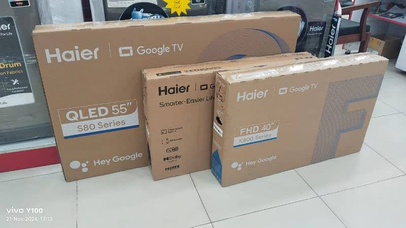 TCL HAIER LED FHD 4k QLED android wifi TV 4